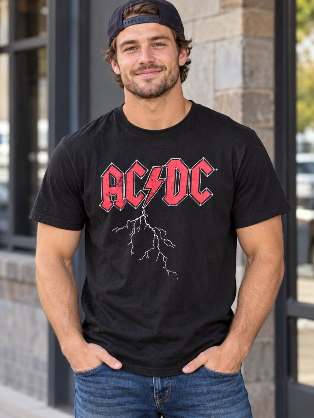 AC/DC Band TShirt-- (XL)